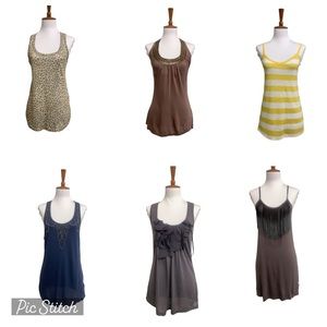 NWT Forever 21 Charlotte Russe tank top lot of 8